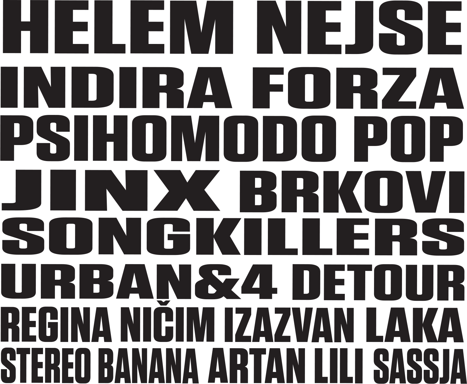 main stage izvodjaci